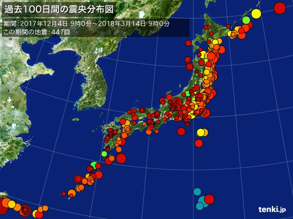 180622　日本の地震