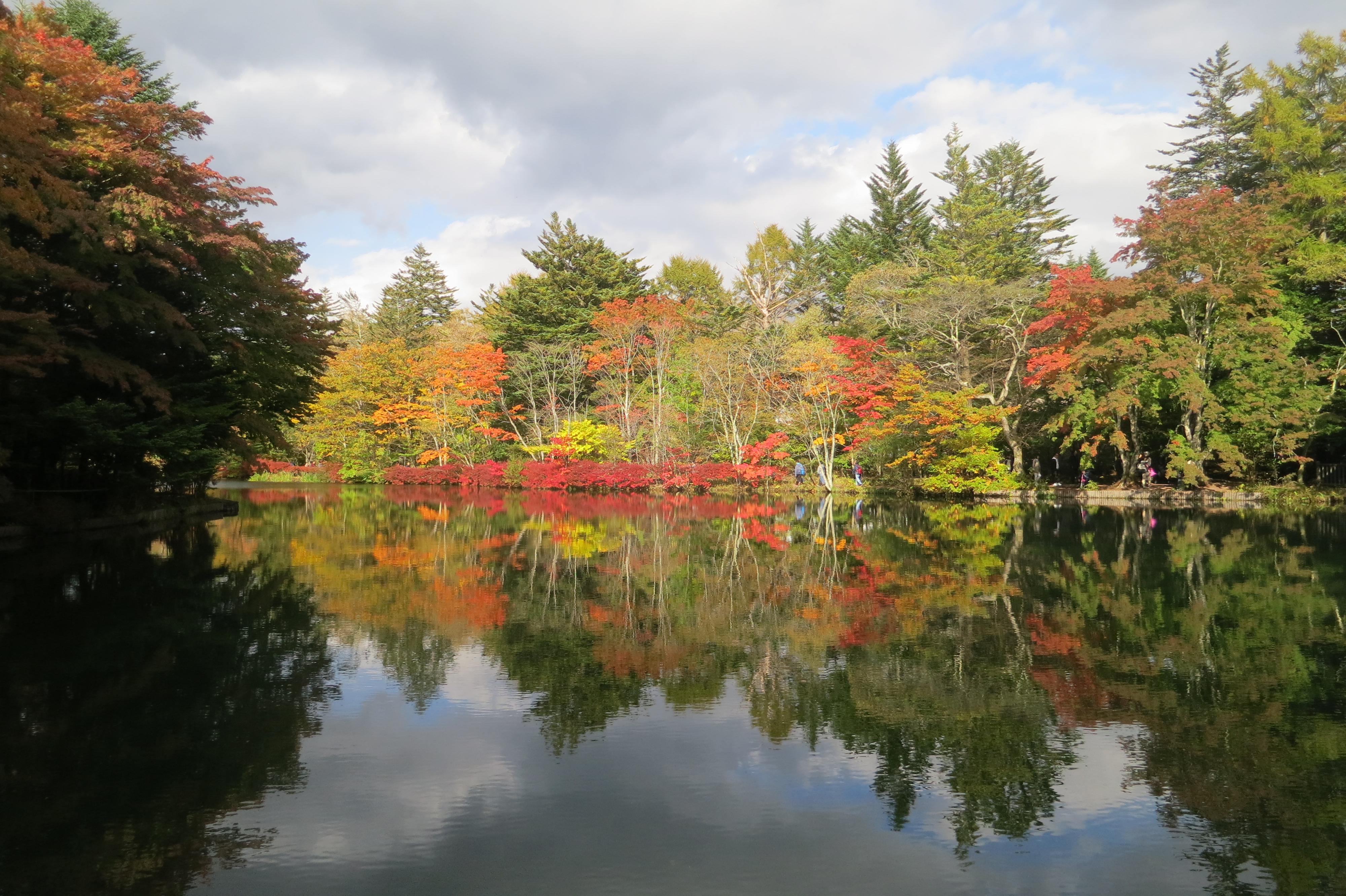 191122　軽井沢　雲場池　紅葉　