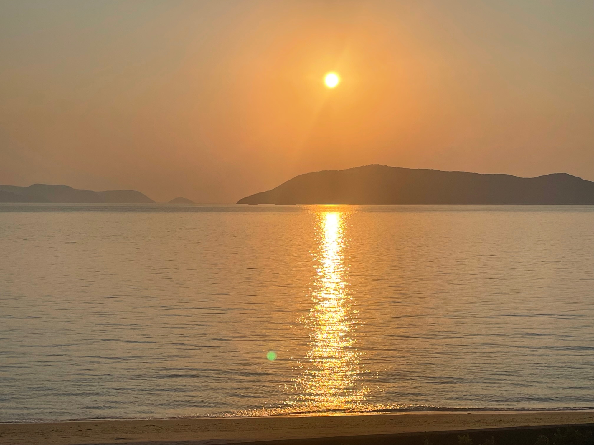230228　瀬戸内の夕陽