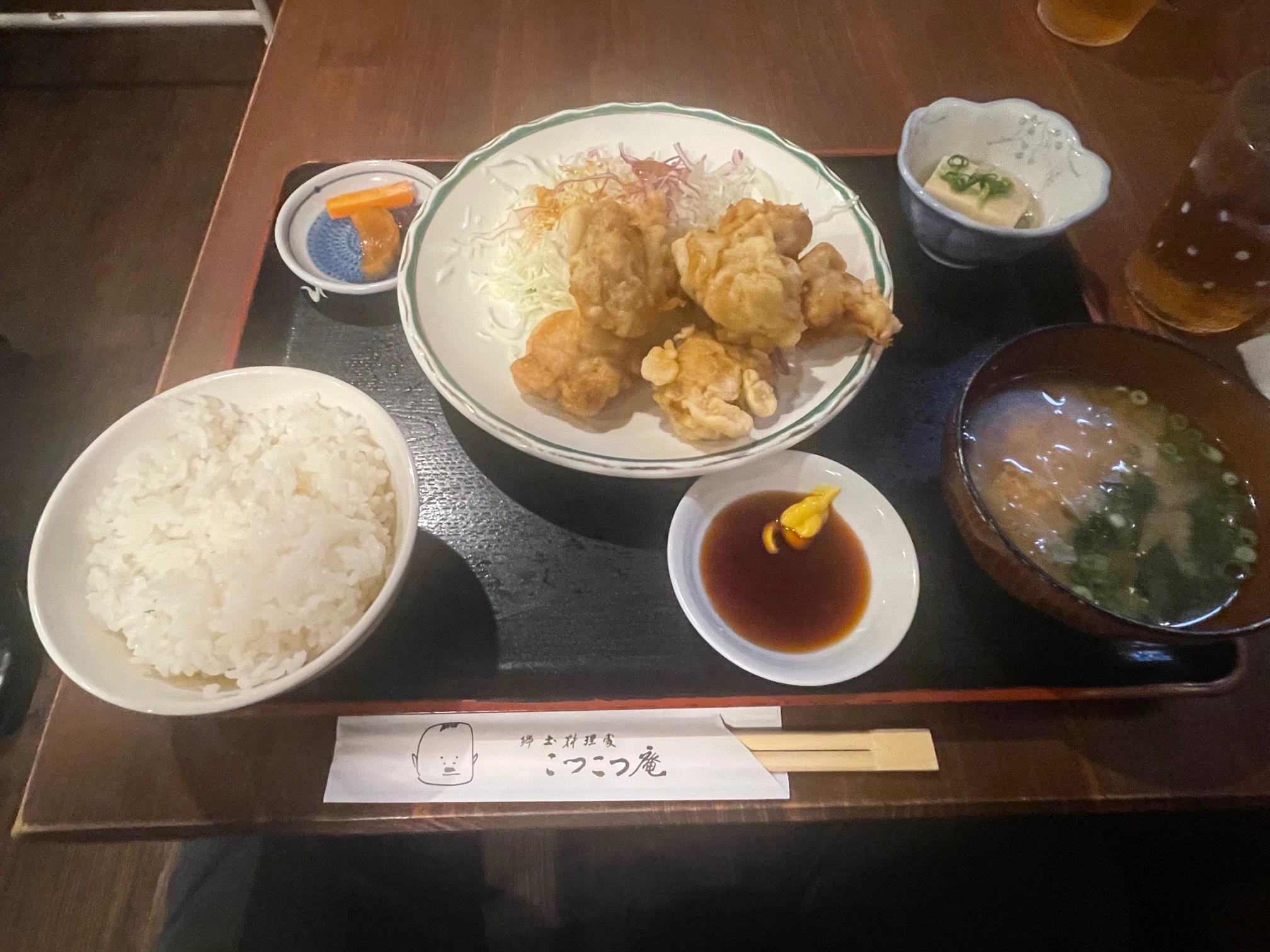 231004　とり天定食