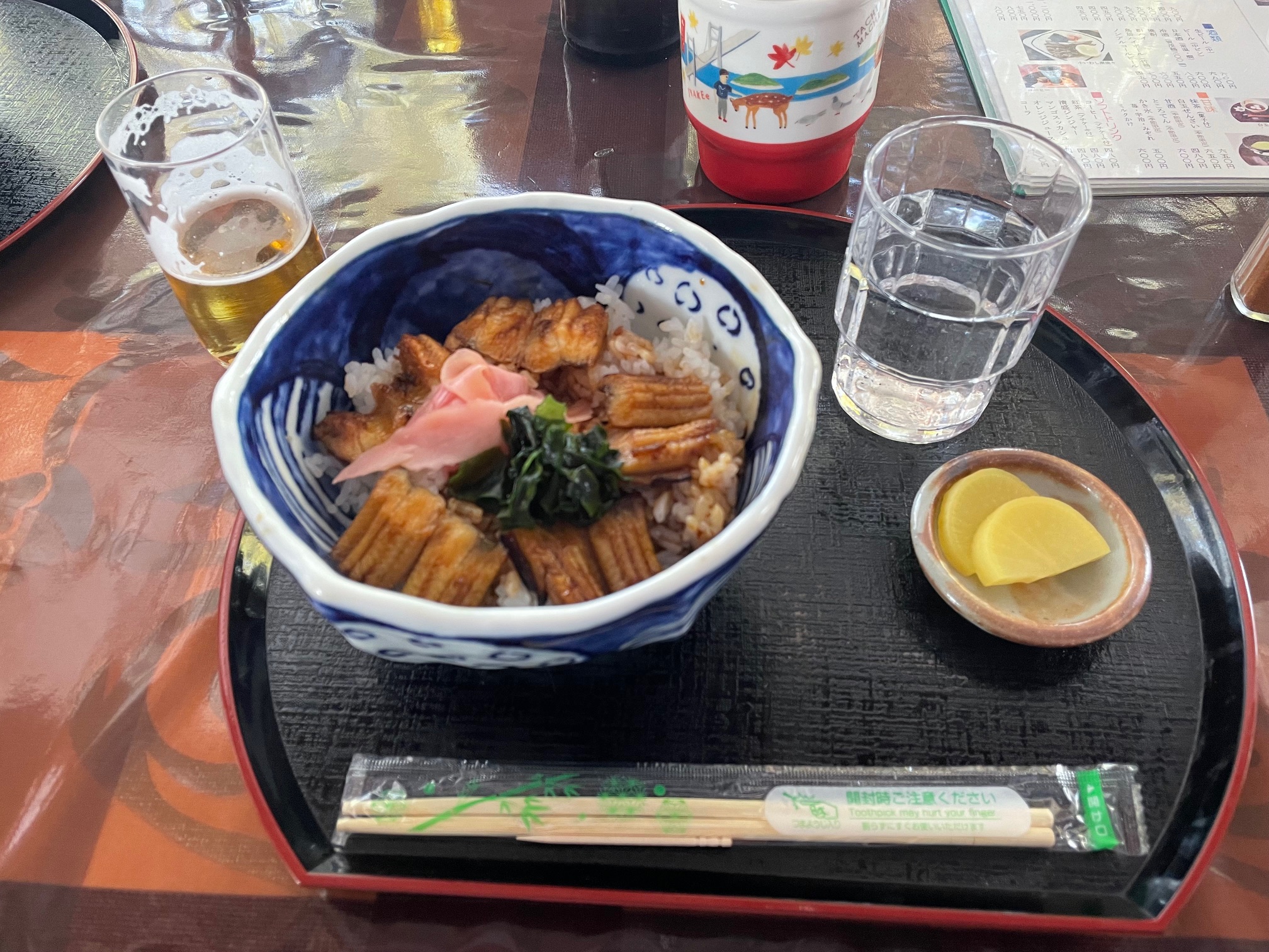 231117　厳島神社　清盛茶屋　穴子丼