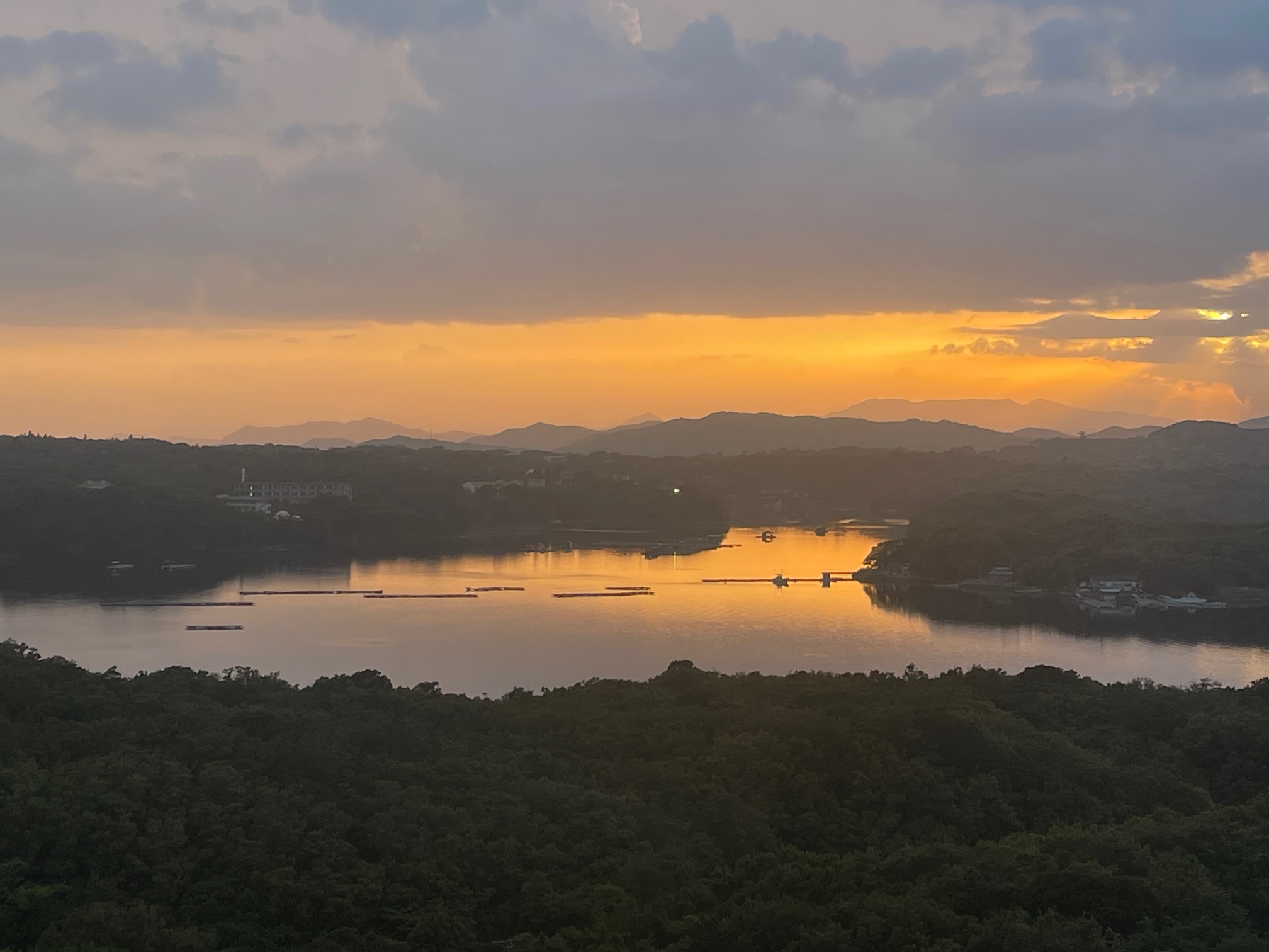 240527　英虞湾の夕焼け