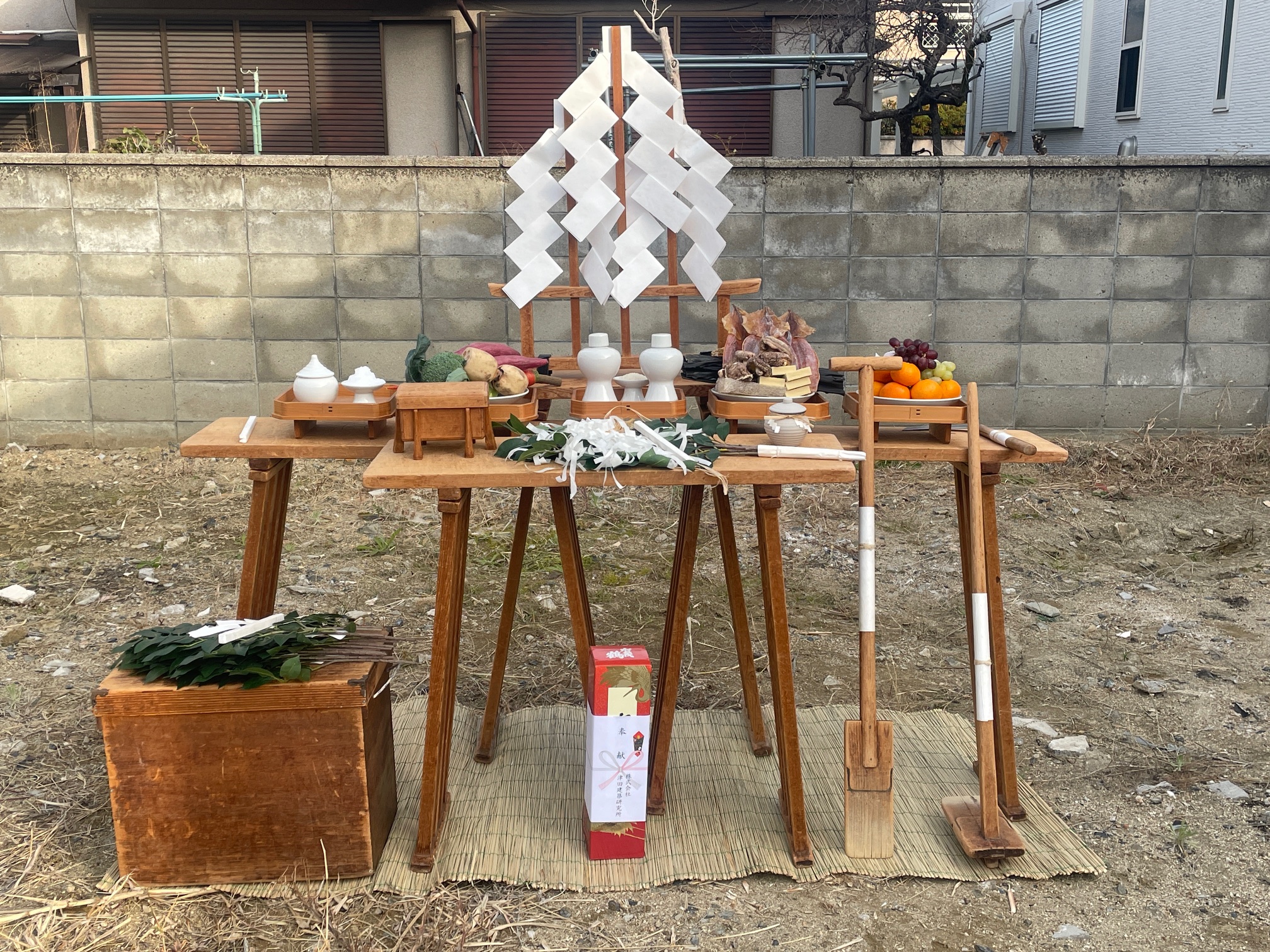 250109　「八尾市 Ｈ氏邸」地鎮祭